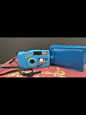 Pochacco Blue Novelty Point-and-Shoot Camera with Matching Case